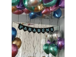Balões de Látex com gás hélio
