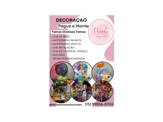 Decoração de Festa Adulto e Infantil em Sorocaba, SP - Ateliê Decoração Priscila Modesto